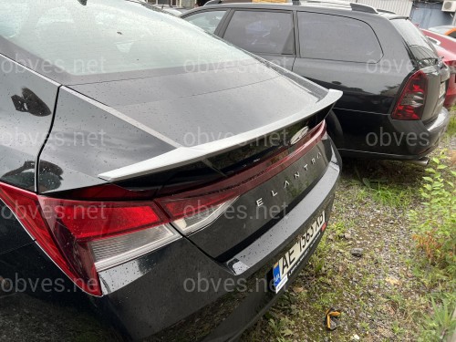 Спойлер лип Hyundai Elantra CN7 21+ ABS пластик под покраску Спойлер лип Hyundai Elantra CN7 21+ ABS пластик под покраску