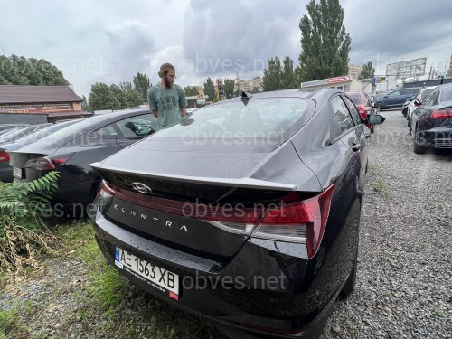 Спойлер лип Hyundai Elantra CN7 21+ ABS пластик под покраску Спойлер лип Hyundai Elantra CN7 21+ ABS пластик под покраску
