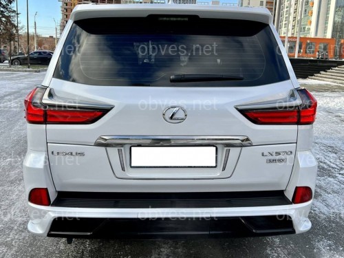 Обвес комплект TRD SUPERIOR  Lexus LX 570 450d  2015-2022 ABS пластик цвет черный