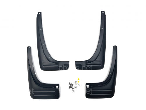 Брызговики для Toyota Rav4 2001-2005 без расширителей арок, комплект 4шт. Брызговики для Toyota Rav4 2001-2005 без расширителей арок, комплект 4шт.