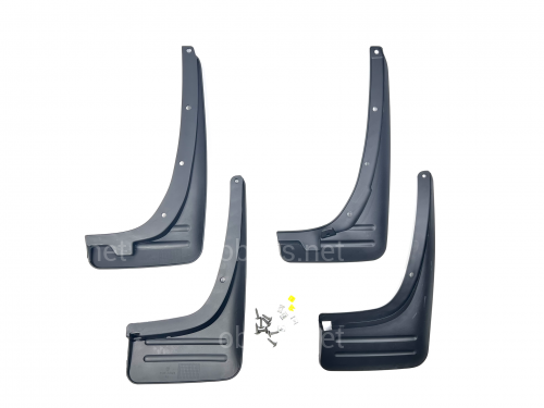 Брызговики для Toyota Rav4 2001-2005 без расширителей арок, комплект 4шт. Брызговики для Toyota Rav4 2001-2005 без расширителей арок, комплект 4шт.
