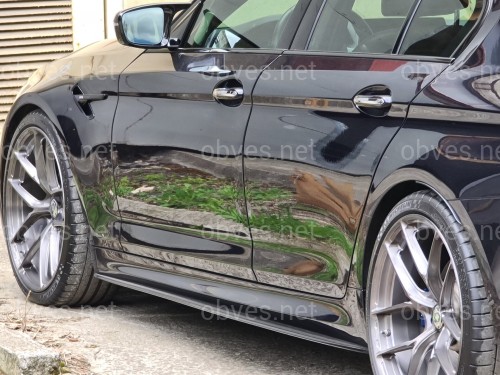 Лезвия под пороги M-Perfomance BMW 5 series G30 G31 2017- 2шт. черный глянец Лезвия под пороги M-Perfomance BMW 5 series G30 G31 2017- 2шт. черный глянец