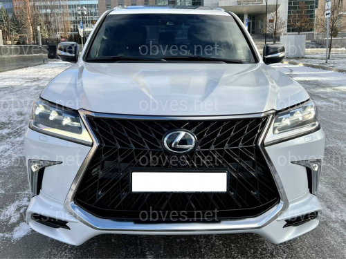 Хром молдинг на решетку радиатора TRD / SAMURAI Lexus LX 570 2016+ полуматовый хром Хром молдинг на решетку радиатора TRD / SAMURAI Lexus LX 570 2016+ полуматовый хром