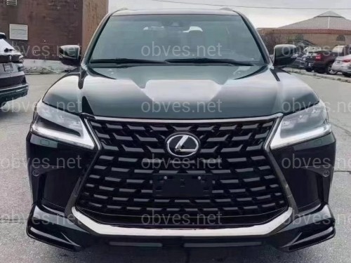 Хром молдинг на решетку радиатора TRD / SAMURAI Lexus LX 570 2016+ темный хром Хром молдинг на решетку радиатора TRD / SAMURAI Lexus LX 570 2016+ темный хром