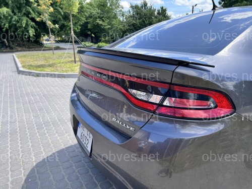 Спойлер лип SRT Dodge Dart 2012-2017 ABS пластик, цвет черный глянец