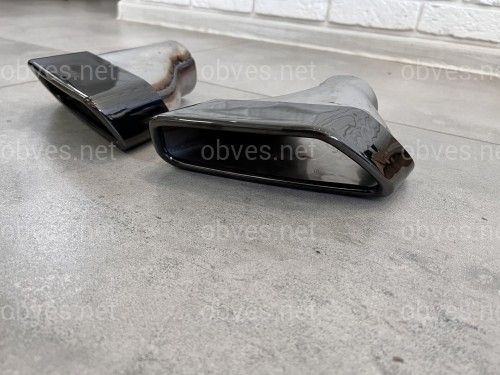 Насадки на выхлопные трубы M Perfomance BMW G30 / G31 2017-2023 черные