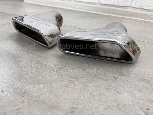 Насадки на выхлопные трубы M Perfomance BMW G30 / G31 2017- хром Насадки на выхлопные трубы M Perfomance BMW G30 / G31 2017- хром