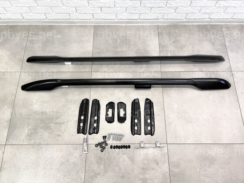 Рейлинги на крышу Toyota Land Cruiser Prado 150 2009-2023 качество оригинала (алюминий 2шт.) ЦВЕТ ЧЕРНЫЙ Рейлинги на крышу Toyota Land Cruiser Prado 150 2009-2023 качество оригинала (алюминий 2шт.) ЦВЕТ ЧЕРНЫЙ