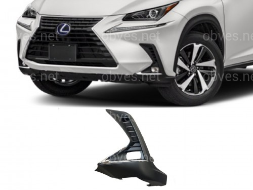 Накладка переднего бампера Lexus NX 2017-2022 ЛЕВАЯ СТОРОНА 5314278110