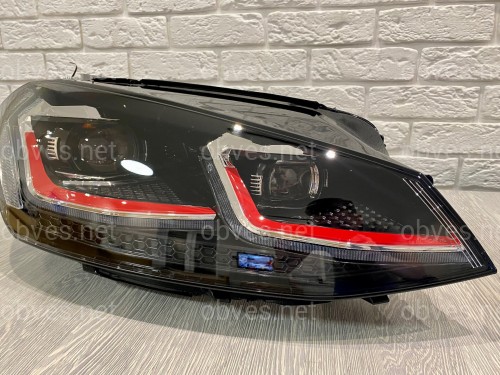FULL LED фары Volkswagen Golf 7 2012-2016 в стиле GTI рестайлинг 7.5