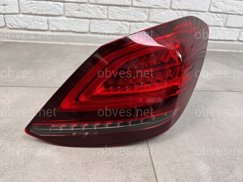 Задние LED фонари рестайлинг 2019+ для Mercedes-Benz C-class W205 2015-2021 2шт.