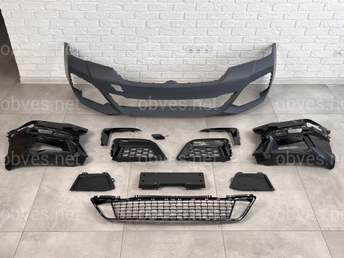 Передний бампер M Paket BMW 5 Series G30 G31 LCI 2020-2023