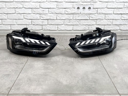 Фары full led Audi A4 B8 2012-2015 (левая + правая) КСЕНОН В ЛЭД Фары full led Audi A4 B8 2012-2015 (левая + правая) КСЕНОН В ЛЭД