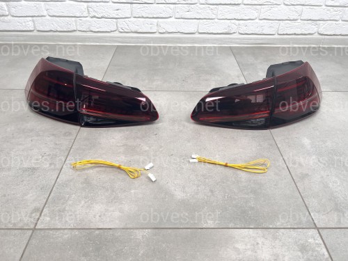 Задние LED фонари стопы Volkswagen Golf 7 хетчбек 2012-2016