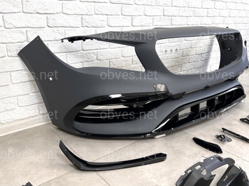 Бампер передний CLA45 AMG Mercedes-Benz CLA class C117 2013-2018 Бампер передний CLA45 AMG Mercedes-Benz CLA class C117 2013-2018