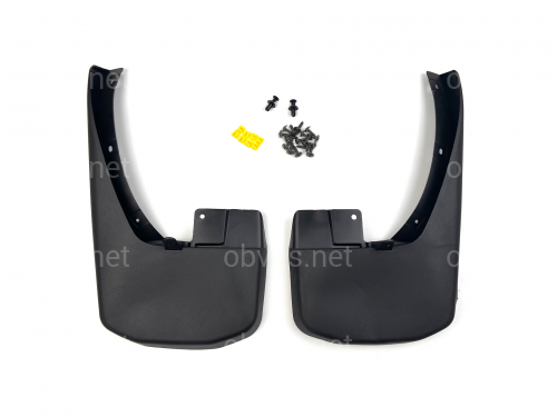 Брызговики задние Nissan Navara 2005-2014, комплект 2шт. Брызговики задние Nissan Navara 2005-2014, комплект 2шт.