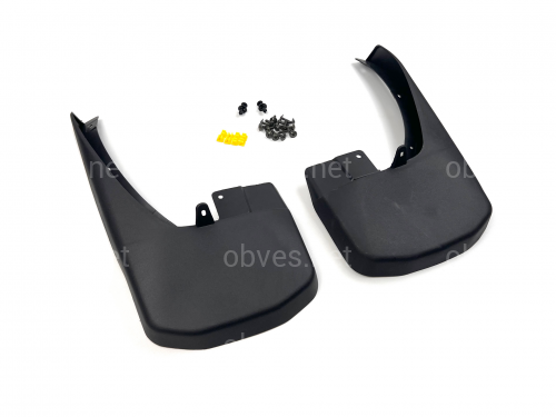 Брызговики задние Nissan Navara 2005-2014, комплект 2шт. Брызговики задние Nissan Navara 2005-2014, комплект 2шт.