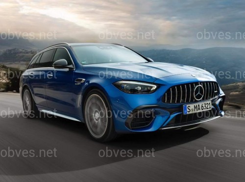 Передний бампер в стиле C63 AMG для Mercedes-Benz C-class W206 2021- Передний бампер в стиле C63 AMG для Mercedes-Benz C-class W206 2021-