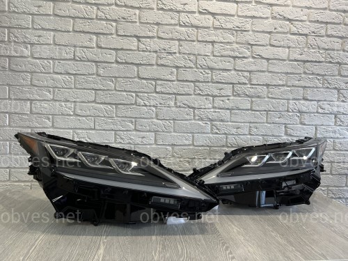 Full led фары 3 линзы  Lexus RX 2019+ (левая+ правая) комплектные с блоками