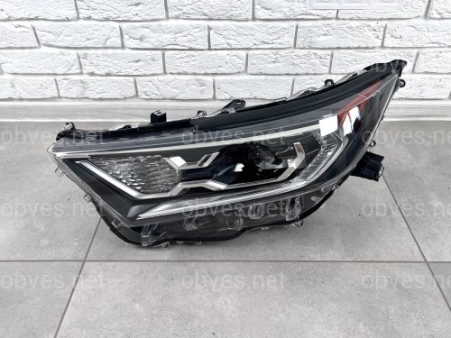 Фара левая хром с линзой Toyota Rav-4 USA 2018-2021 Фара левая хром с линзой Toyota Rav-4 USA 2018-2021