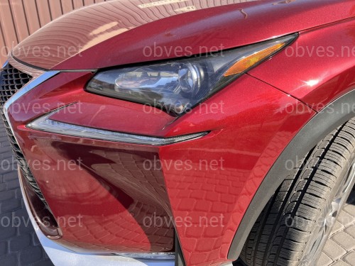 Бампер передний F-Sport Lexus NX 2014-2016 (бампер, юбка, решетка, хром)