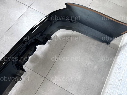 Обвес юбка заднего бампера Lexus LX 570 2015-2022 цвет черный 202