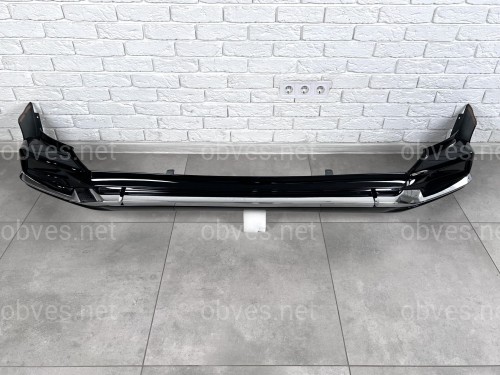 Обвес юбка переднего бампера Lexus LX 570 2015-2022 цвет черный 202