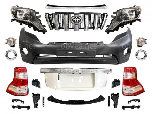 Обвес комплект рестайлинга Toyota Land Cruiser Prado 150 в 2013-2017