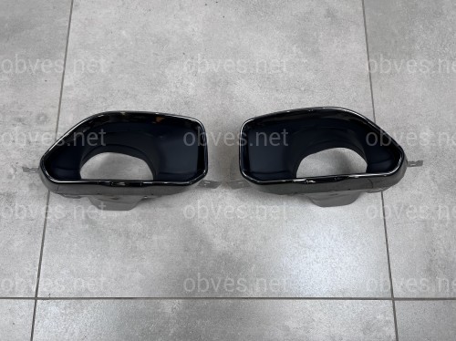 Насадки на выхлопные трубы M Perfomance BMW G20 G21 G22 G23 G26 G42 черные