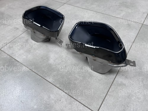 Насадки на выхлопные трубы M Perfomance BMW G20 G21 G22 G23 G26 G42 черные