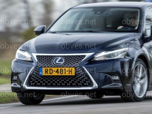 Решетка радиатора с хромом рестайлинг 2017+ для Lexus CT200h 2014-2022 Решетка радиатора с хромом рестайлинг 2017+ для Lexus CT200h 2014-2022