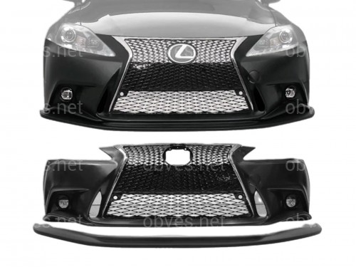 Бампер в сборе с юбкой стиль F-SPORT 2013+ для Lexus IS 2006-2012 Бампер в сборе с юбкой стиль F-SPORT 2013+ для Lexus IS 2006-2012