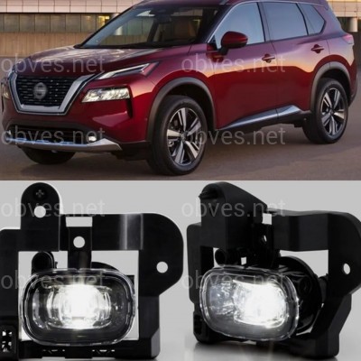 Противотуманные фары Nissan X-Trail T33 / Rogue 2021+ (полный установочный комплект) Противотуманные фары Nissan X-Trail T33 / Rogue 2021+ (полный установочный комплект)
