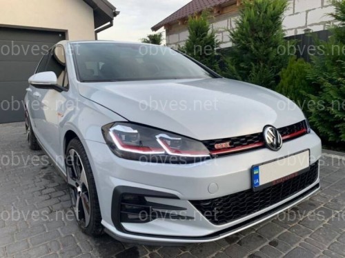 Фары в стиле GTI Volkswagen Golf 7.5 рестайлинг 2017-2021 Фары в стиле GTI Volkswagen Golf 7.5 рестайлинг 2017-2021