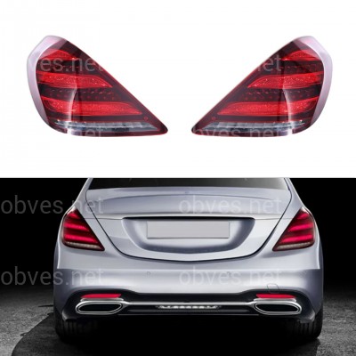 Задние фонари Mercedes-Benz S-class W222 2013-2020 2шт. Задние фонари Mercedes-Benz S-class W222 2013-2020 2шт.