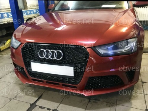 Бампер передний в сборе стиль RS4 для Audi A4 B8 2012-2015 Бампер передний в сборе стиль RS4 для Audi A4 B8 2012-2015