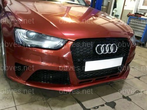 Бампер передний в сборе стиль RS4 для Audi A4 B8 2012-2015 Бампер передний в сборе стиль RS4 для Audi A4 B8 2012-2015