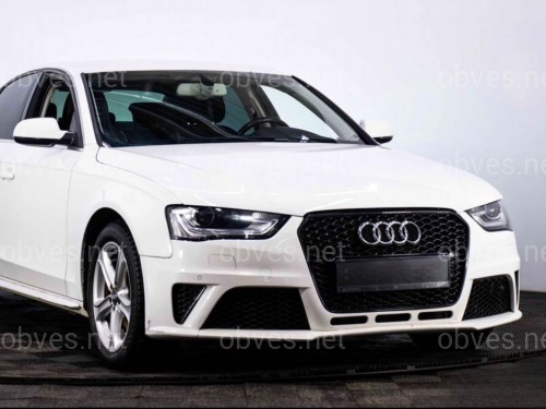 Бампер передний в сборе стиль RS4 для Audi A4 B8 2012-2015 Бампер передний в сборе стиль RS4 для Audi A4 B8 2012-2015