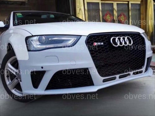 Бампер передний в сборе стиль RS4 для Audi A4 B8 2012-2015 Бампер передний в сборе стиль RS4 для Audi A4 B8 2012-2015