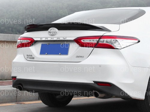 Спойлер лип багажника TRD Toyota Camry 70 2018- ABS пластик, цвет черный глянец Спойлер лип багажника TRD Toyota Camry 70 2018- ABS пластик, цвет черный глянец