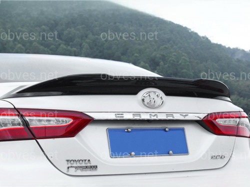 Спойлер лип багажника TRD Toyota Camry 70 2018- ABS пластик, цвет черный глянец Спойлер лип багажника TRD Toyota Camry 70 2018- ABS пластик, цвет черный глянец