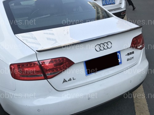 Спойлер лип на багажник Audi A4 B8 2008-2015 ABS пластик, цвет черный глянец Спойлер лип на багажник Audi A4 B8 2008-2015 ABS пластик, цвет черный глянец