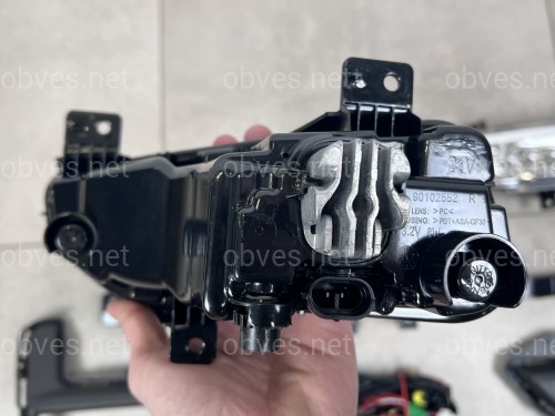 LED противотуманные фары Nissan X-Trail T32 / Rogue 2017-2020 (полный установочный комплект)