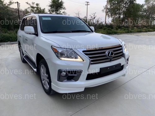 Передняя юбка F-Sport для LX570 2012-2015 цвет белый