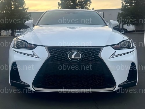 Бампер передний в сборе F-Sport Lexus IS рестайлинг 2017-2020 Бампер передний в сборе F-Sport Lexus IS рестайлинг 2017-2020