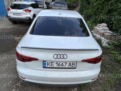 Спойлер лип на багажник Audi A4 B9 2015- ABS пластик, цвет черный глянец Спойлер лип на багажник Audi A4 B9 2015- ABS пластик, цвет черный глянец