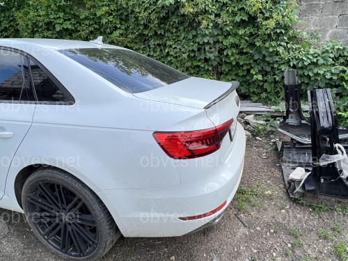 Спойлер лип на багажник Audi A4 B9 2015- ABS пластик, цвет черный глянец Спойлер лип на багажник Audi A4 B9 2015- ABS пластик, цвет черный глянец