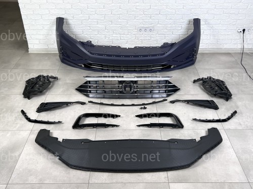 Передний бампер в сборе R-Line для Volkswagen Jetta 7 2018-2022