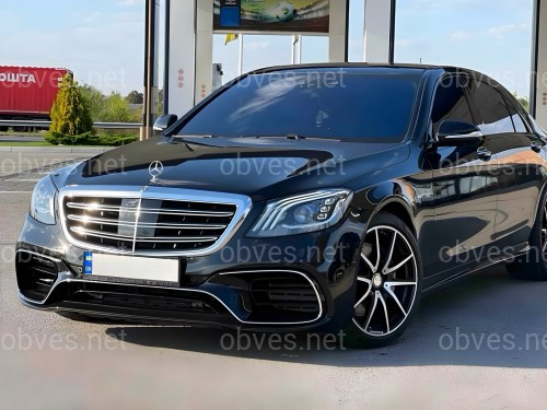 Комплект рестайлинга AMG S63 2018+ для Mercedes S Class W222 2013-2017 Комплект рестайлинга AMG S63 2018+ для Mercedes S Class W222 2013-2017