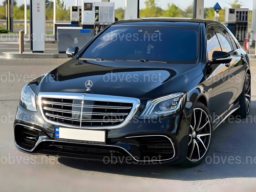 Комплект рестайлинга AMG S63 2018+ для Mercedes S Class W222 2013-2017 Комплект рестайлинга AMG S63 2018+ для Mercedes S Class W222 2013-2017